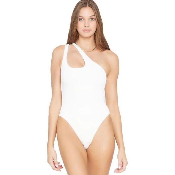 New. L*SPACE cream swimsuit. Size 8. $169 - Picture 4 of 10